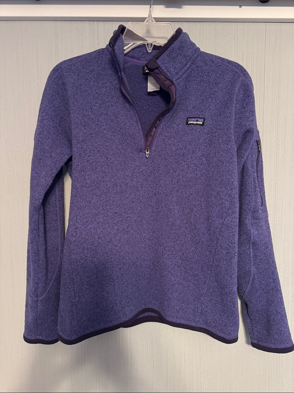 Patagonia Purple Half-Zip Fleece Pullover
